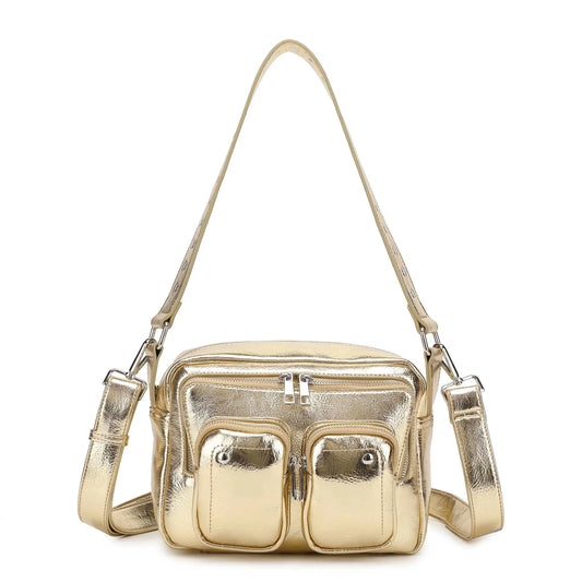 NUNOO | WOMEN'S BAG | ELLIE RECYCLED COOL LIGHT GOLD | GOLDEN