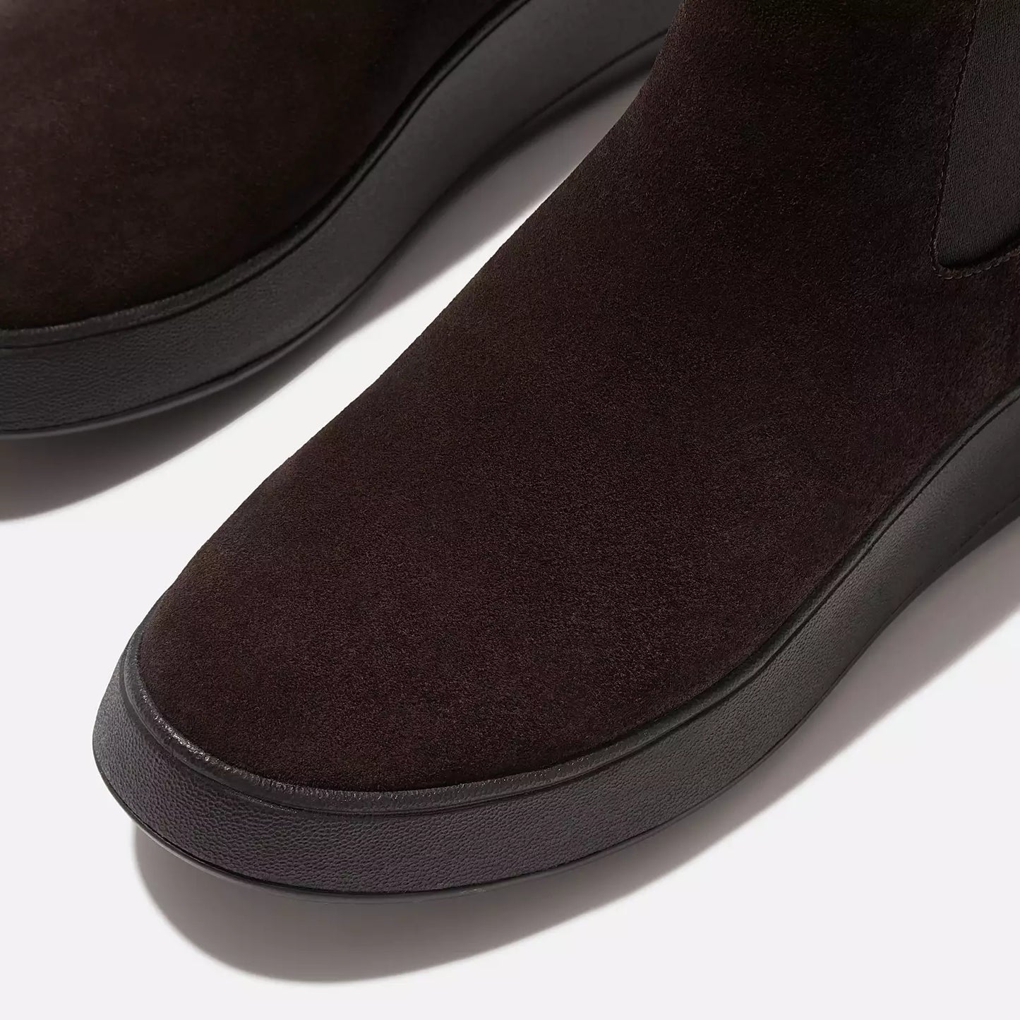 FITFLOP | BOTAS MUJER | W F MODE SUEDE FLATFORM CHELSEA BOOTS CHOCOLATE BROWN | MARRÓN