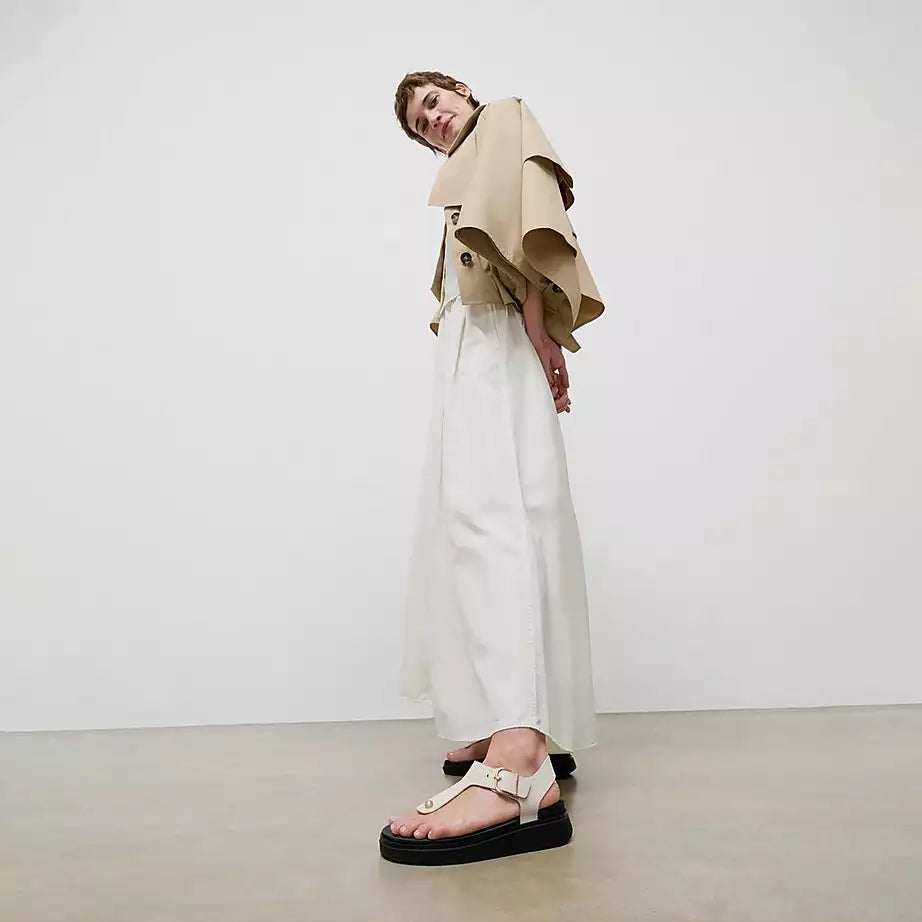 FITFLOP | WOMEN'S SANDALS | GEN FF BUCKLE TWO BAR LEATHER SLIDES LIGHT TAN | BLACK