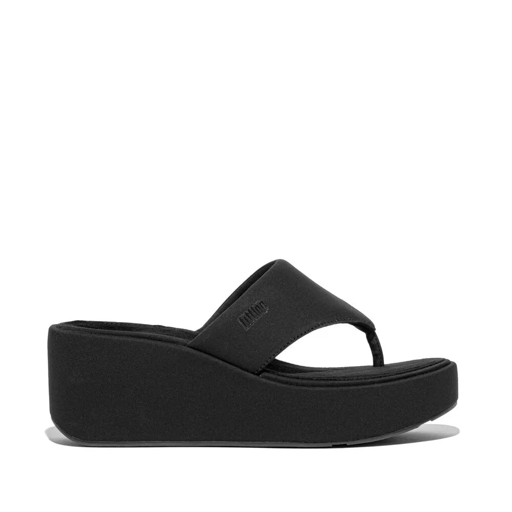 FITFLOP | WOMEN'S SANDALS | GEN FF BUCKLE TWO BAR LEATHER SLIDES LIGHT TAN | BLACK