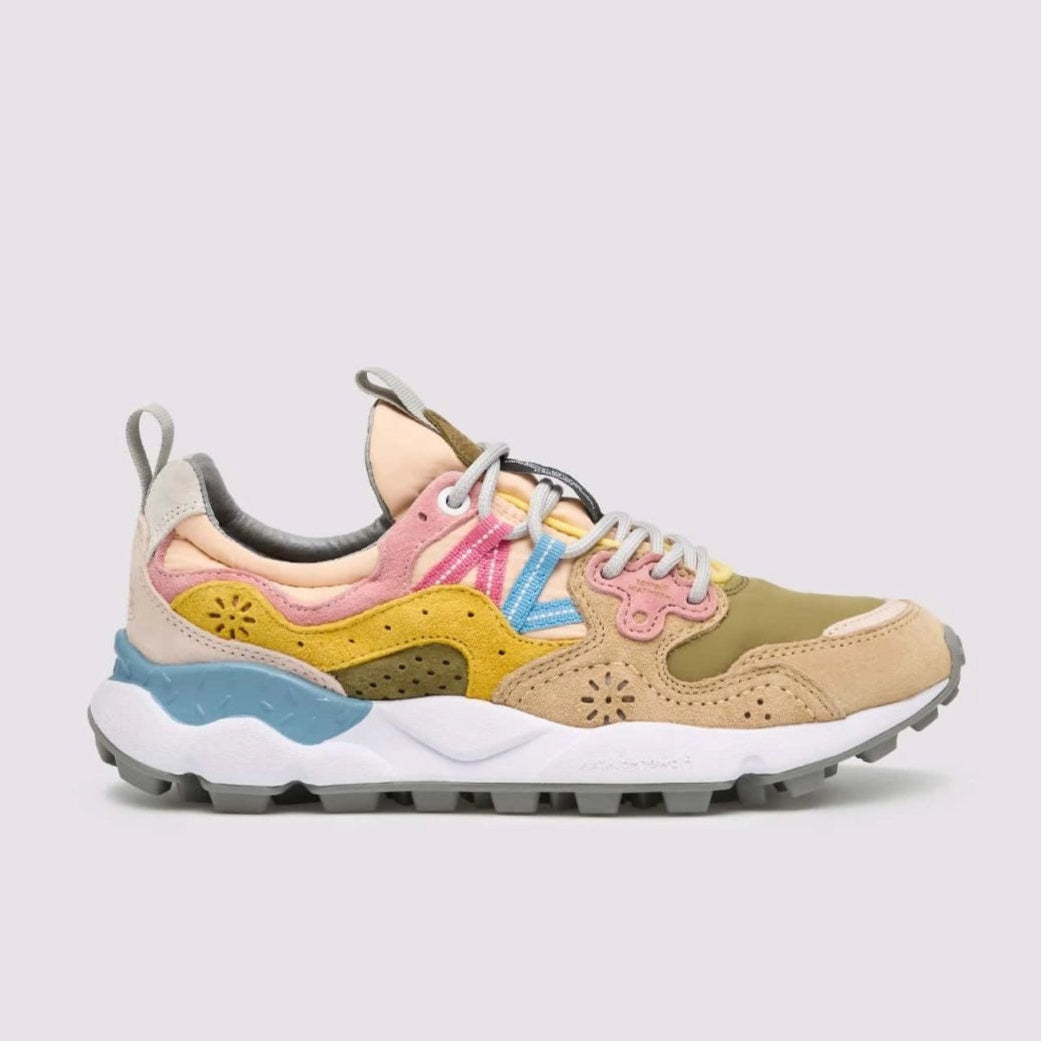 FLOWER MOUNTAIN | BASKETS | FEMME | YAMANO 3 ROSE FONCÉ-CHÂTEAU