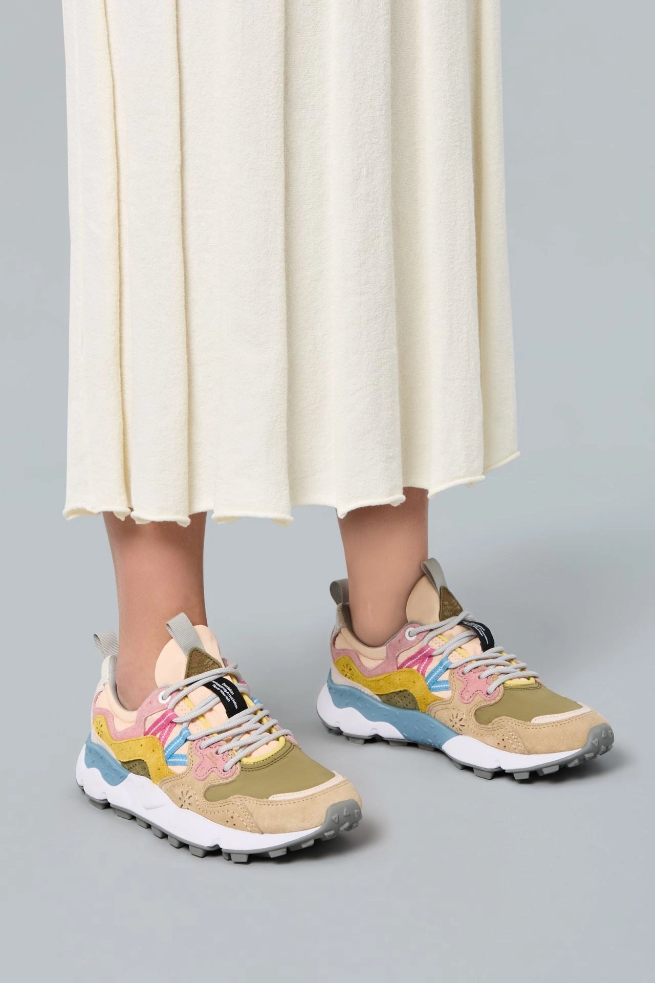 FLOWER MOUNTAIN | BASKETS | FEMME | YAMANO 3 ROSE FONCÉ-CHÂTEAU