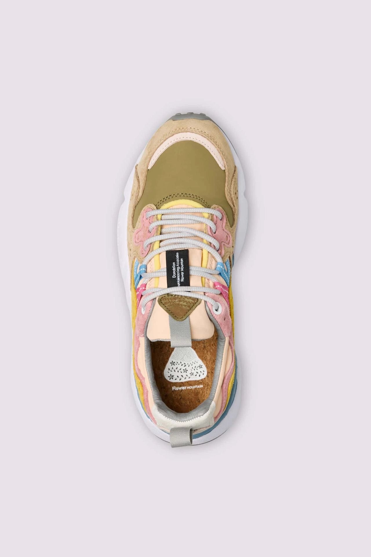 FLOWER MOUNTAIN | BASKETS | FEMME | YAMANO 3 ROSE FONCÉ-CHÂTEAU