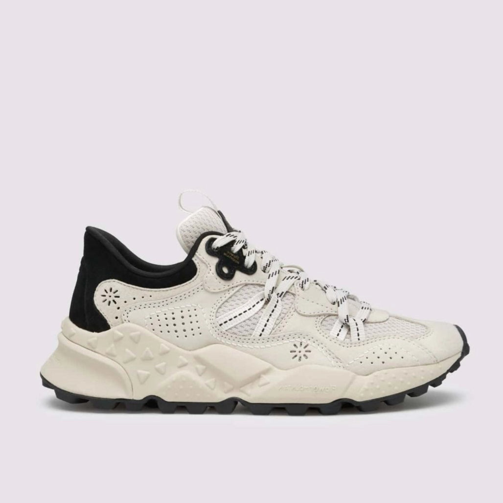 FLOWER MOUNTAIN | SNEAKERS | DONA | TIGER HILL UNI SUEU/NYLON MESH OFF-WHITE