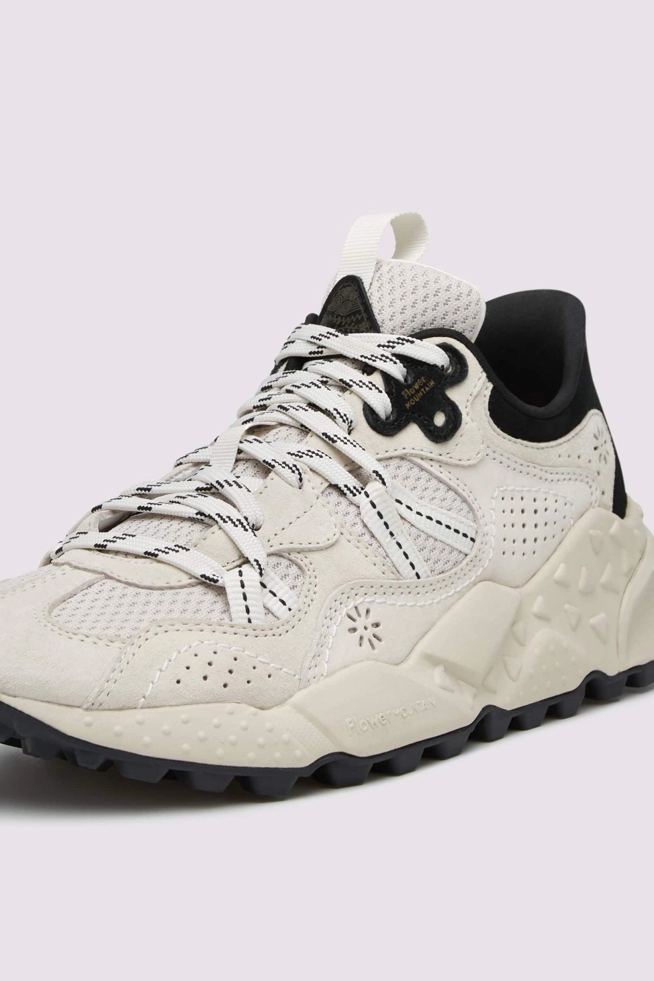 FLOWER MOUNTAIN | SNEAKERS | DONA | TIGER HILL UNI SUEU/NYLON MESH OFF-WHITE