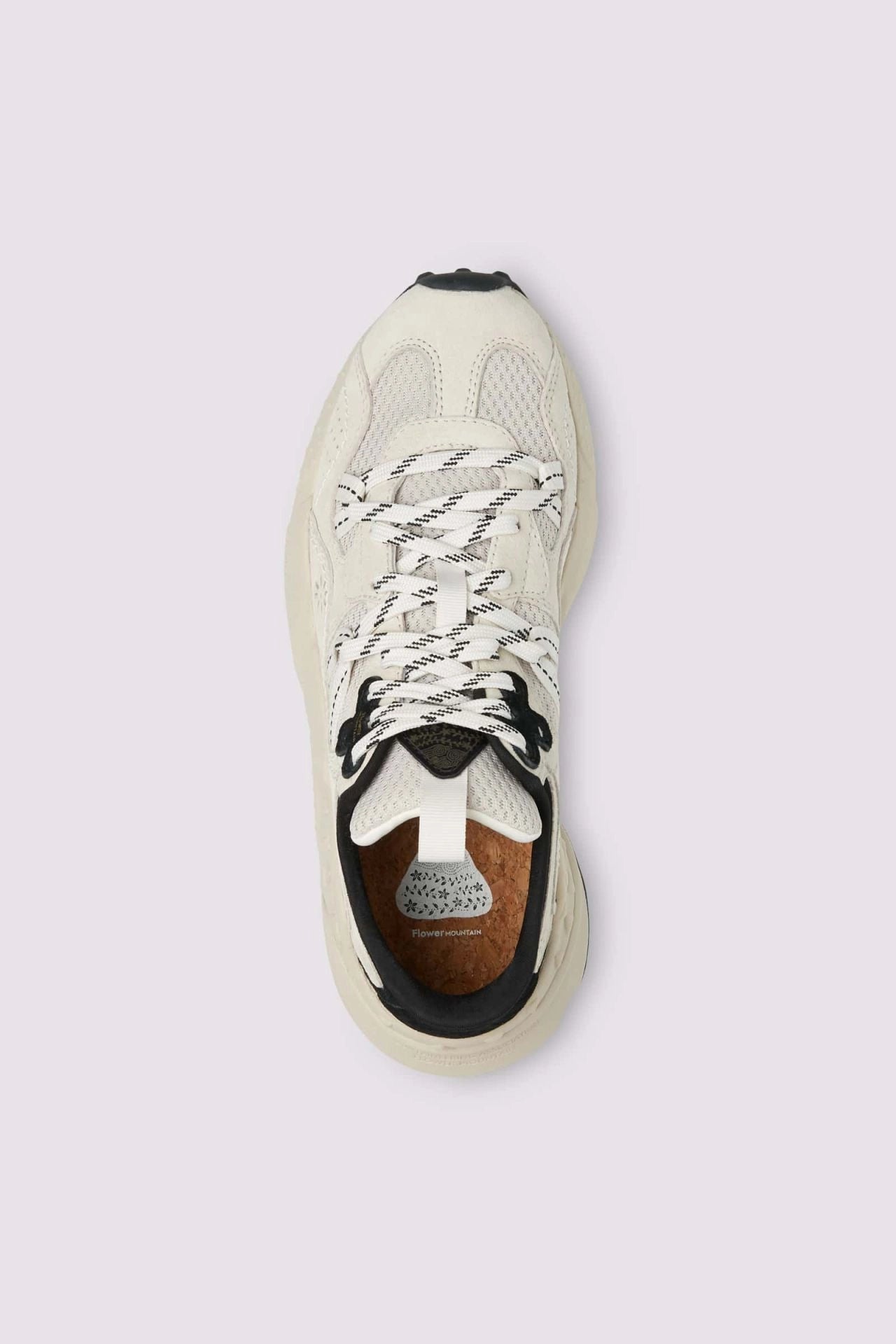 FLOWER MOUNTAIN | SNEAKERS | DONA | TIGER HILL UNI SUEU/NYLON MESH OFF-WHITE
