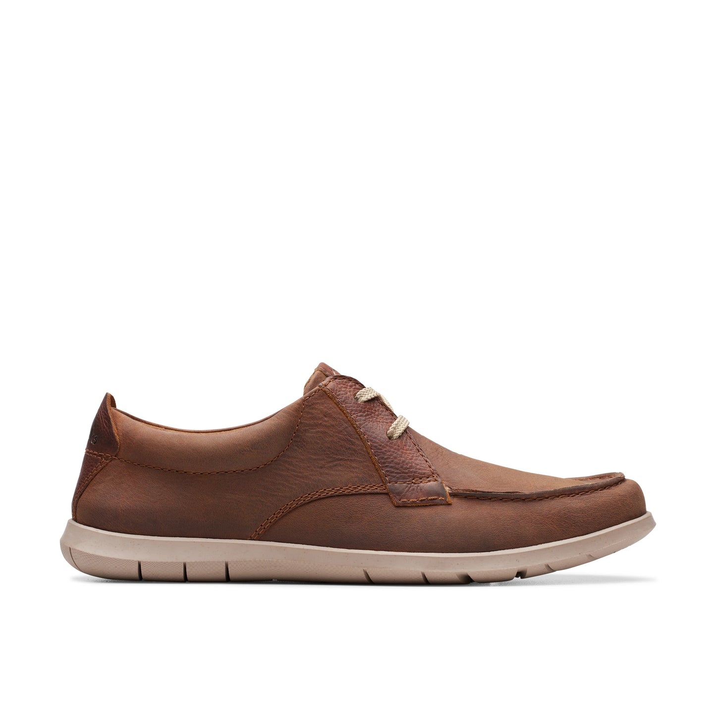 Zapatos Casual De La Marca Clarks Para Hombre Modelo Flexway Lace Dark Tan Leather En Color Marrón
