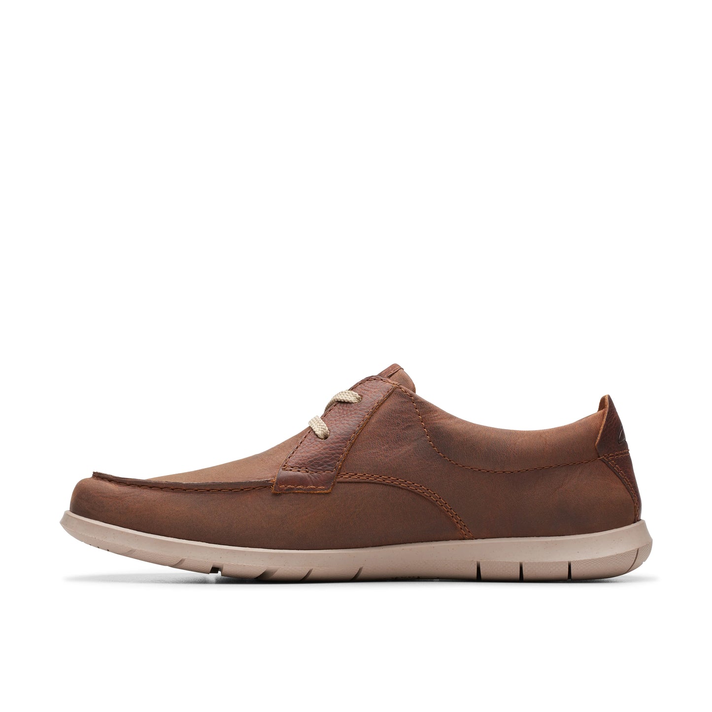 Zapatos Casual De La Marca Clarks Para Hombre Modelo Flexway Lace Dark Tan Leather En Color Marrón