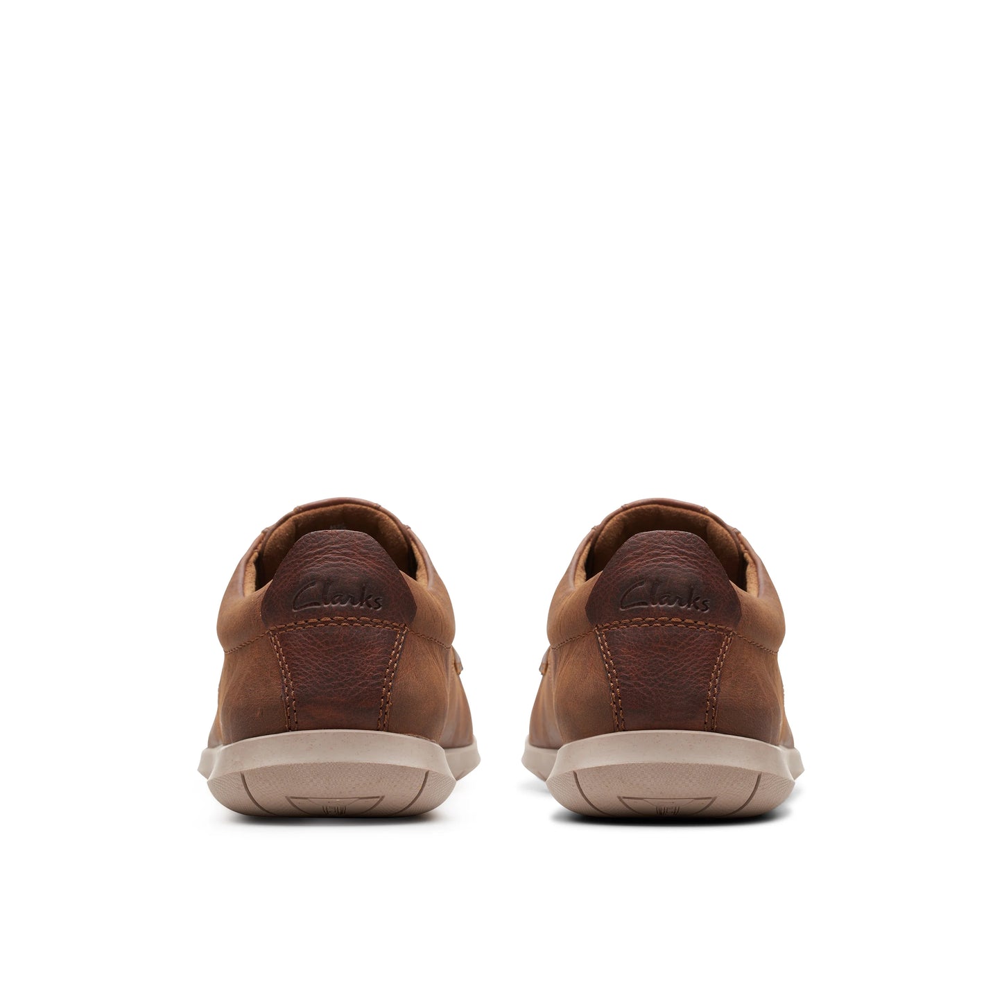 Zapatos Casual De La Marca Clarks Para Hombre Modelo Flexway Lace Dark Tan Leather En Color Marrón
