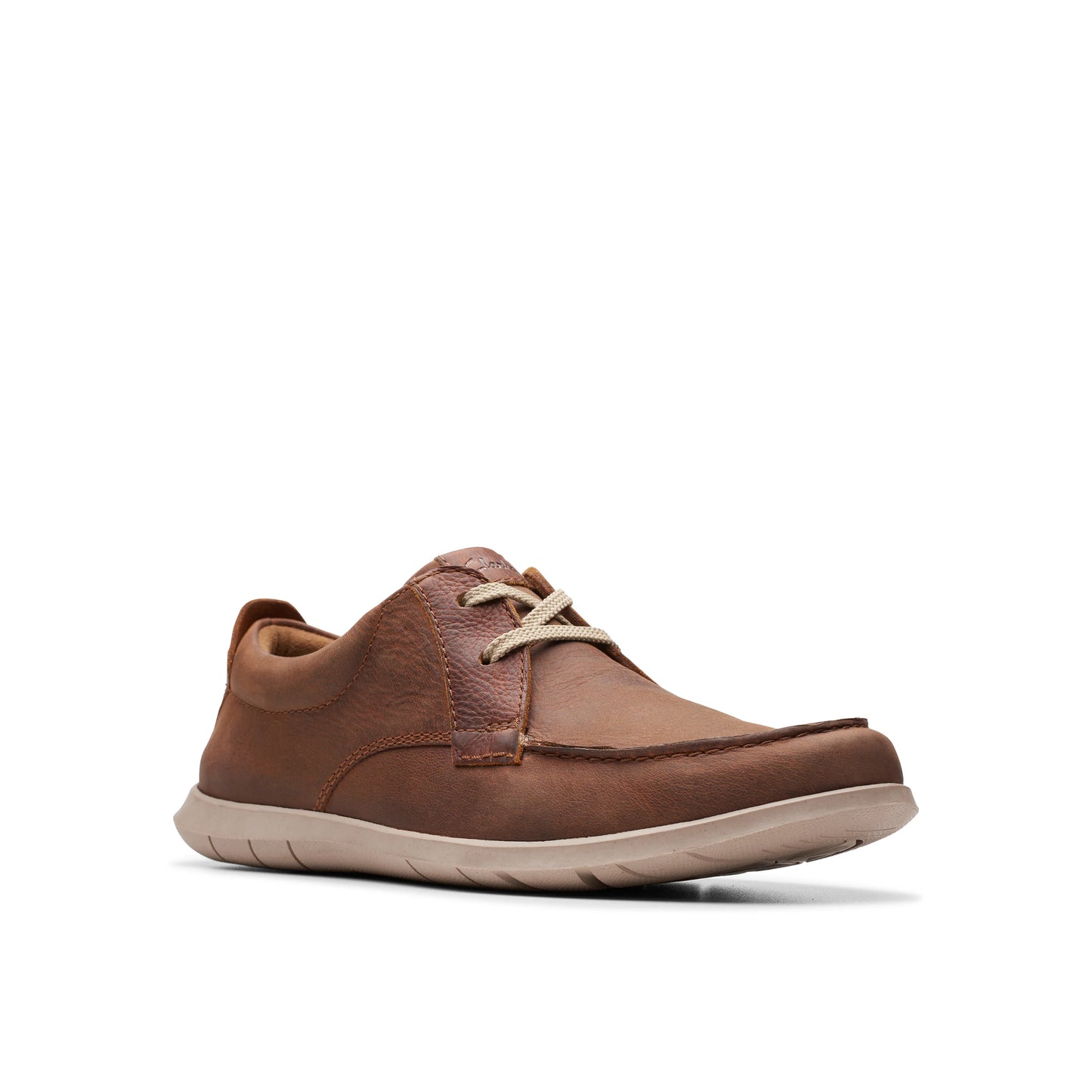 Zapatos Casual De La Marca Clarks Para Hombre Modelo Flexway Lace Dark Tan Leather En Color Marrón