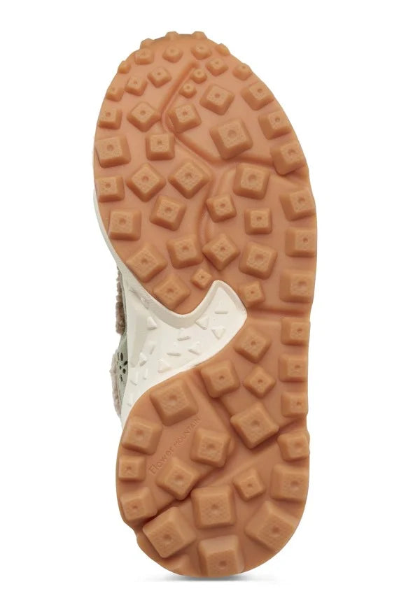 FLOWER MOUNTAIN | DAMEN-SNEAKERS | KOTETSU DAMEN WILDLEDER/TEDDY BEIGE ROSA | ROSA