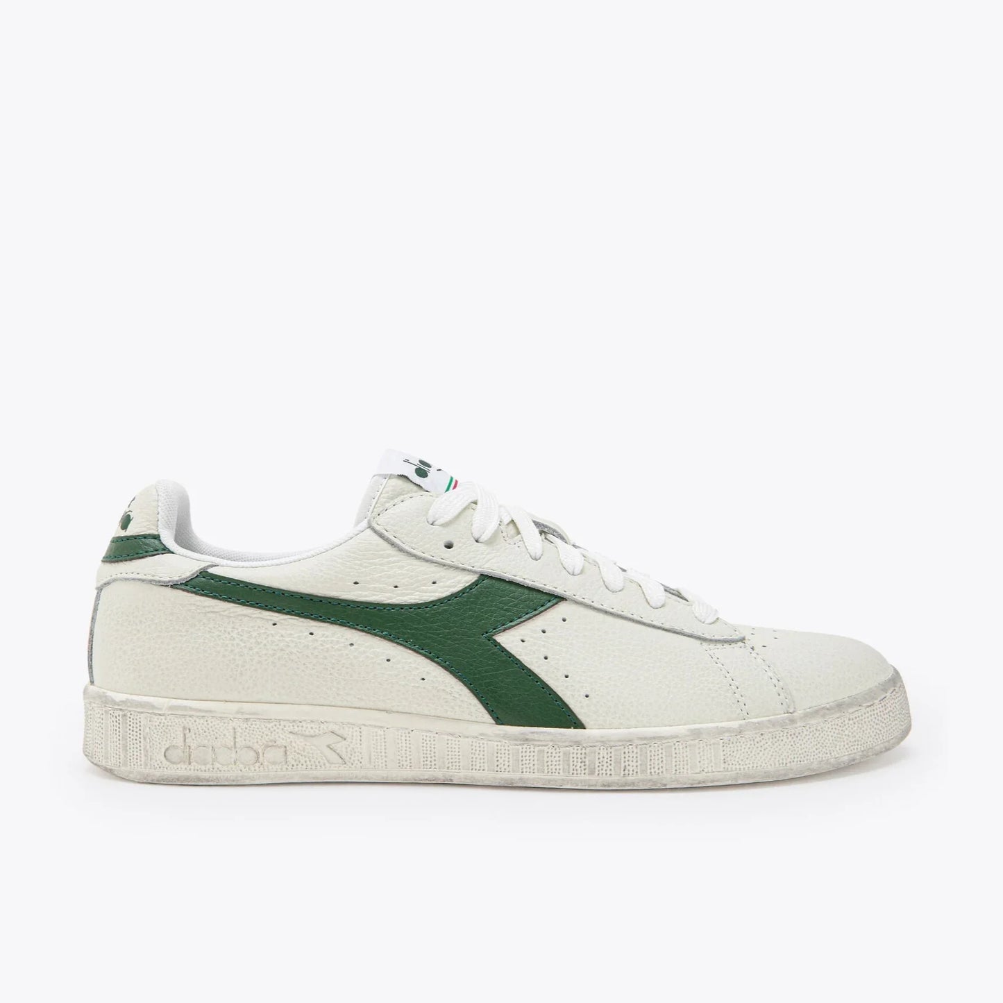 DIADORA | UNISEX-SNEAKERS | GAME L LOW WAXED WEISS & GRÜN | WEISS