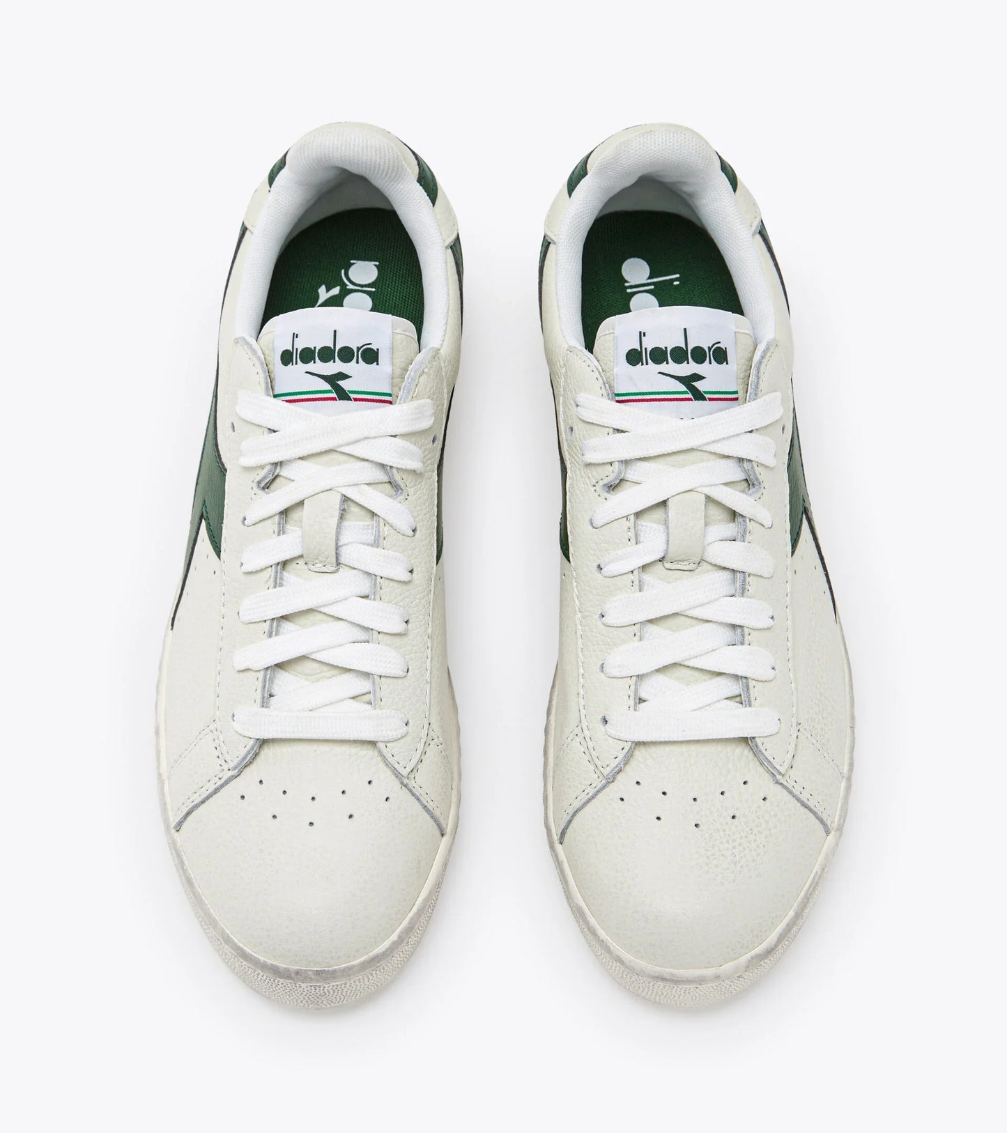 DIADORA | UNISEX-SNEAKERS | GAME L LOW WAXED WEISS & GRÜN | WEISS
