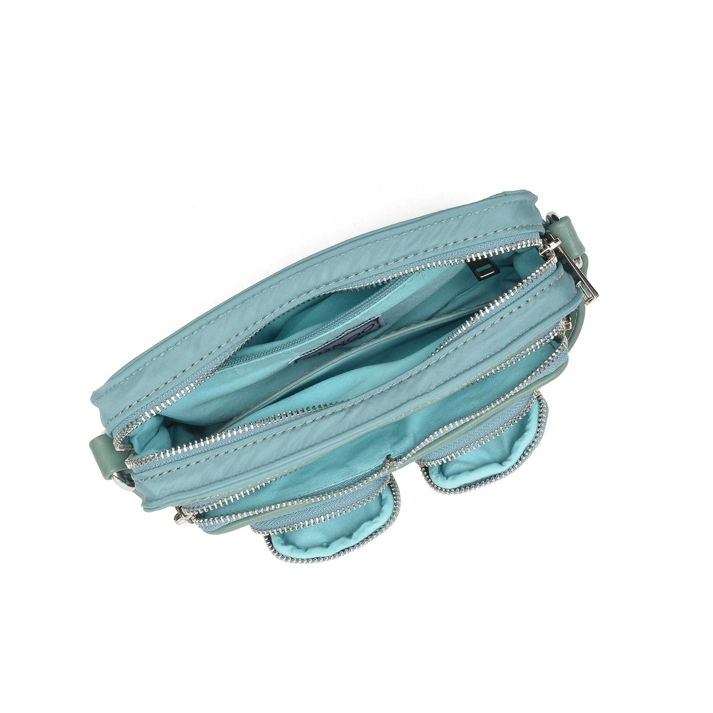 NUNOO | BOSSA DONA | HELENA RECYCLED NYLON POWDER BLUE | BLAU