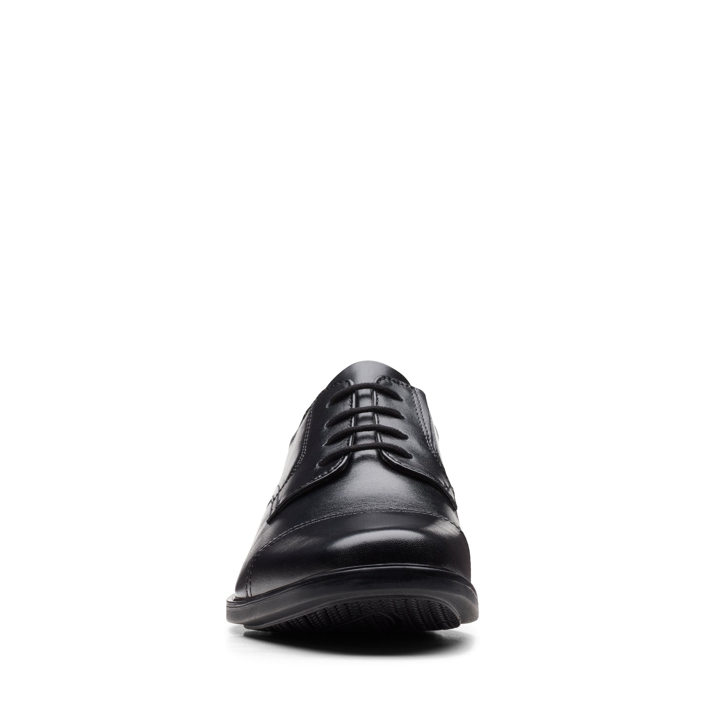 Zapatos De Vestir De La Marca Clarks Para Hombre Modelo Howard Cap Black Leather En Color Negro