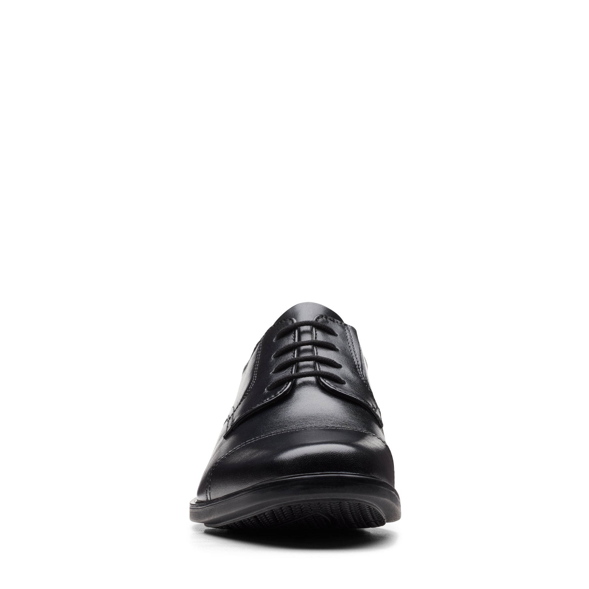 Zapatos De Vestir De La Marca Clarks  Para Hombre Modelo Howard Cap Black Leather En Color Negro
