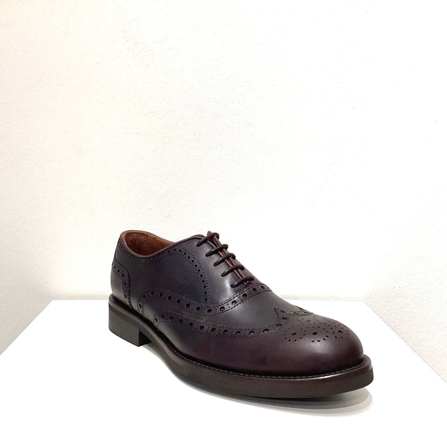 LOTTUSSE | ZAPATOS OXFORD HOMBRE | CHELSEA CHROMEX MOKA/NORFOLK BLACK/CBW | MARRÓN