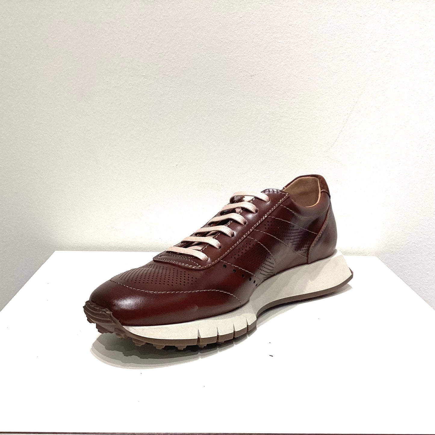 LUIS GONZALO 1966 | BASKETS HABILLÉES POUR HOMME | CUIR 7991H | MARRON