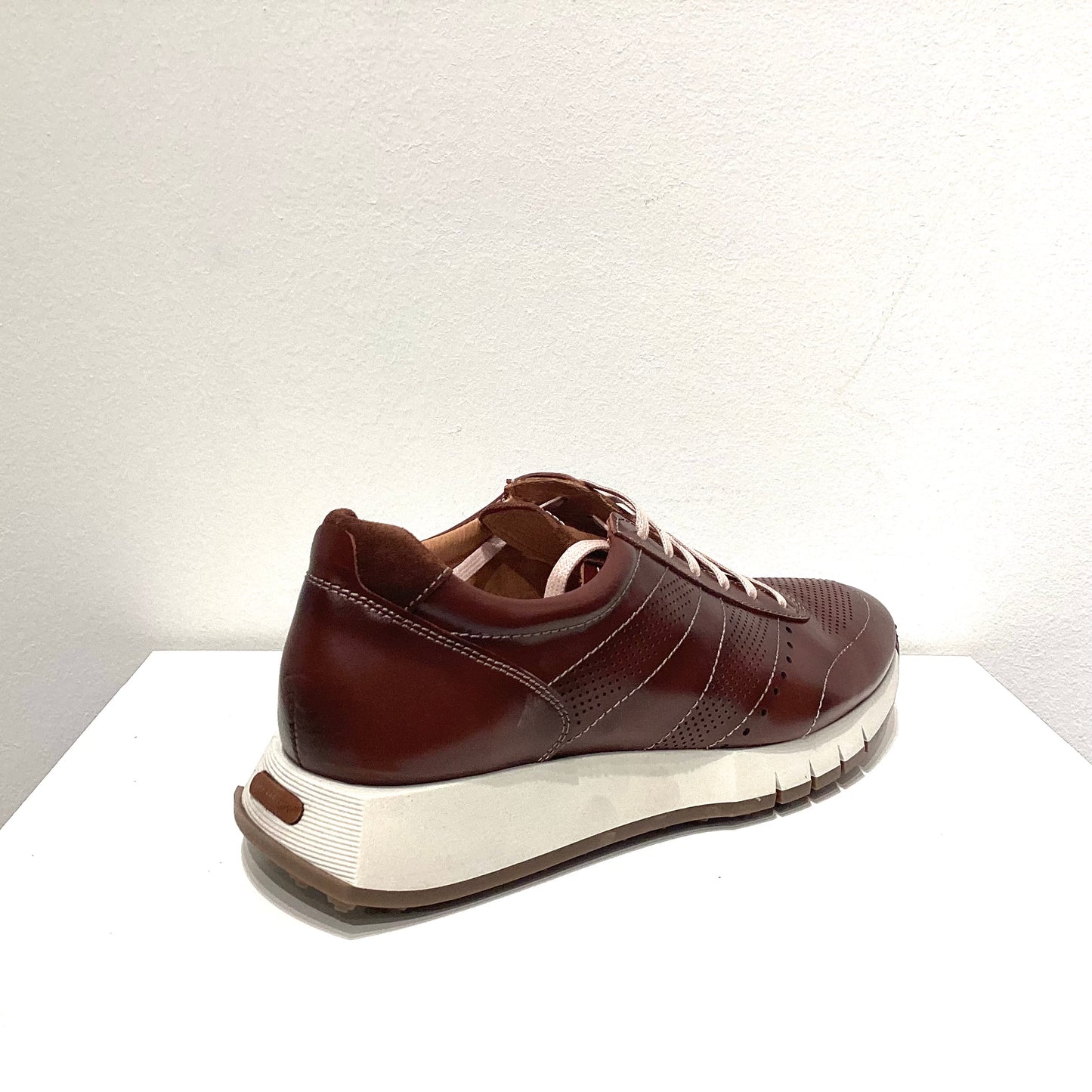 LUIS GONZALO 1966 | BASKETS HABILLÉES POUR HOMME | CUIR 7991H | MARRON