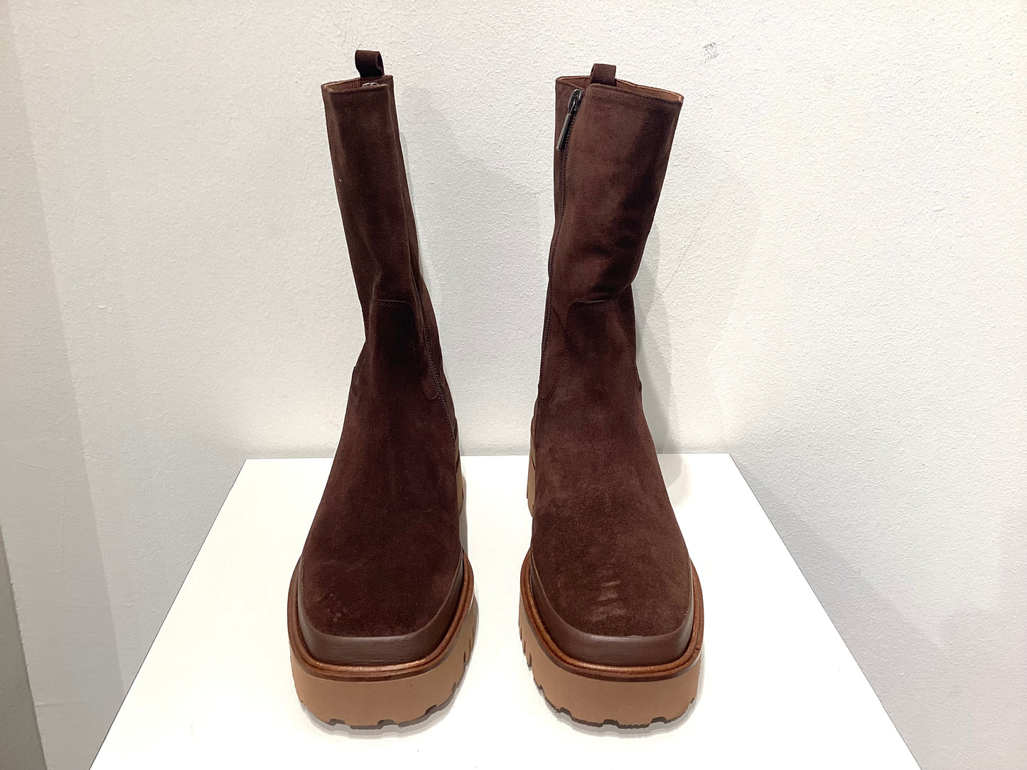 PONS QUINTANA | STIVALI DA DONNA | EVA EBANO TOFFEE VELOUR | MARRONE