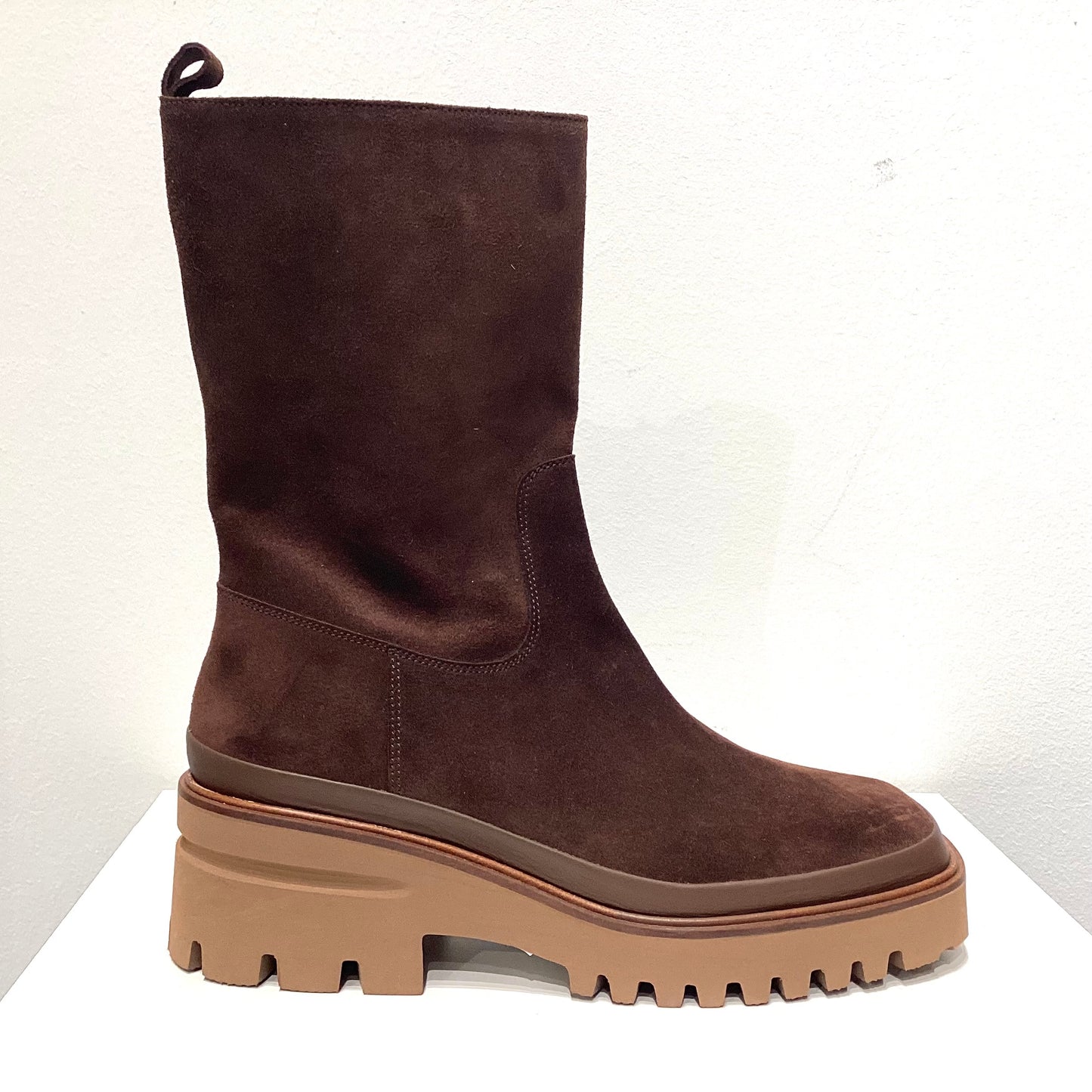 PONS QUINTANA | STIVALI DA DONNA | EVA EBANO TOFFEE VELOUR | MARRONE