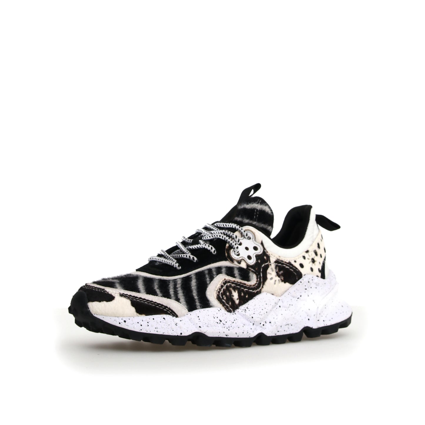 FLOWER MOUNTAIN | DAMEN-SNEAKERS | KOTETSU WEISS-SCHWARZ | WEISS