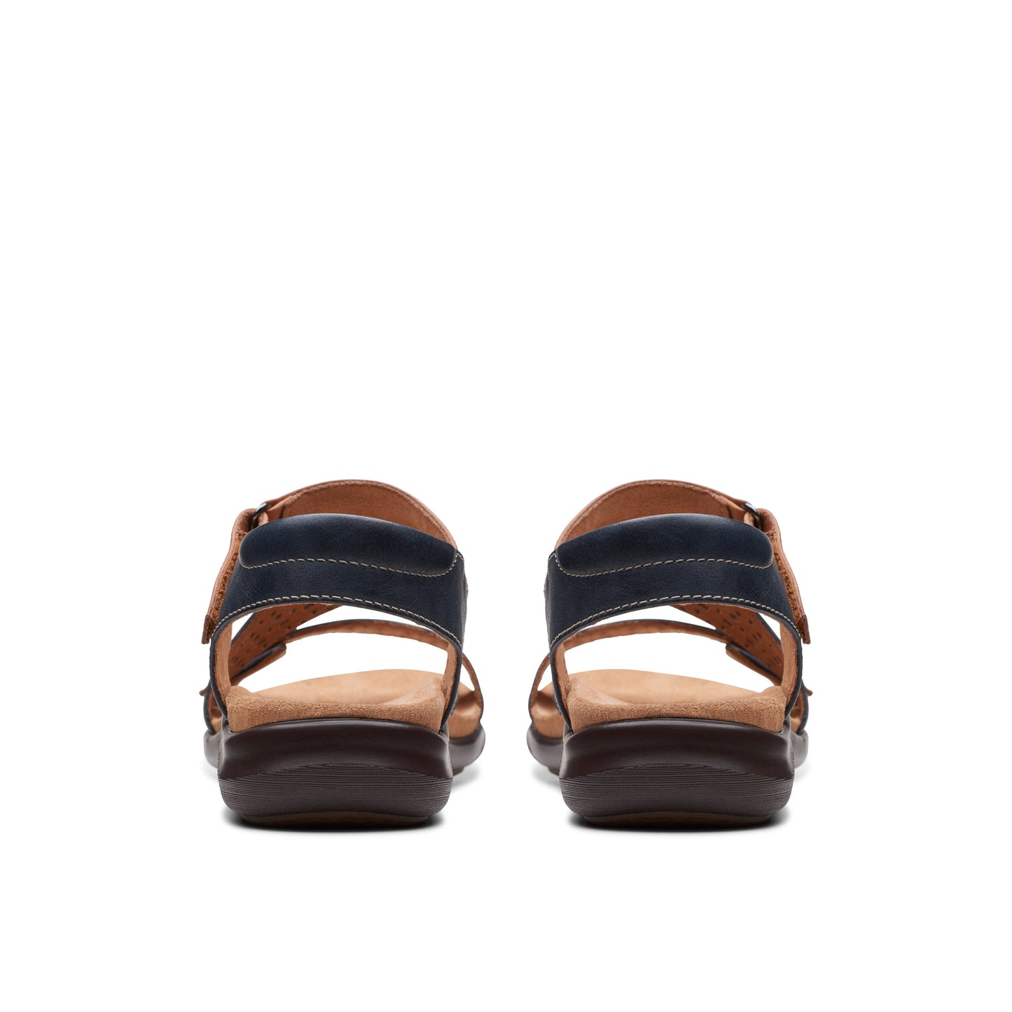 Sandalias De La Marca Clarks Para Mujer Modelo Kitly Way Navy Leather En Color Azul