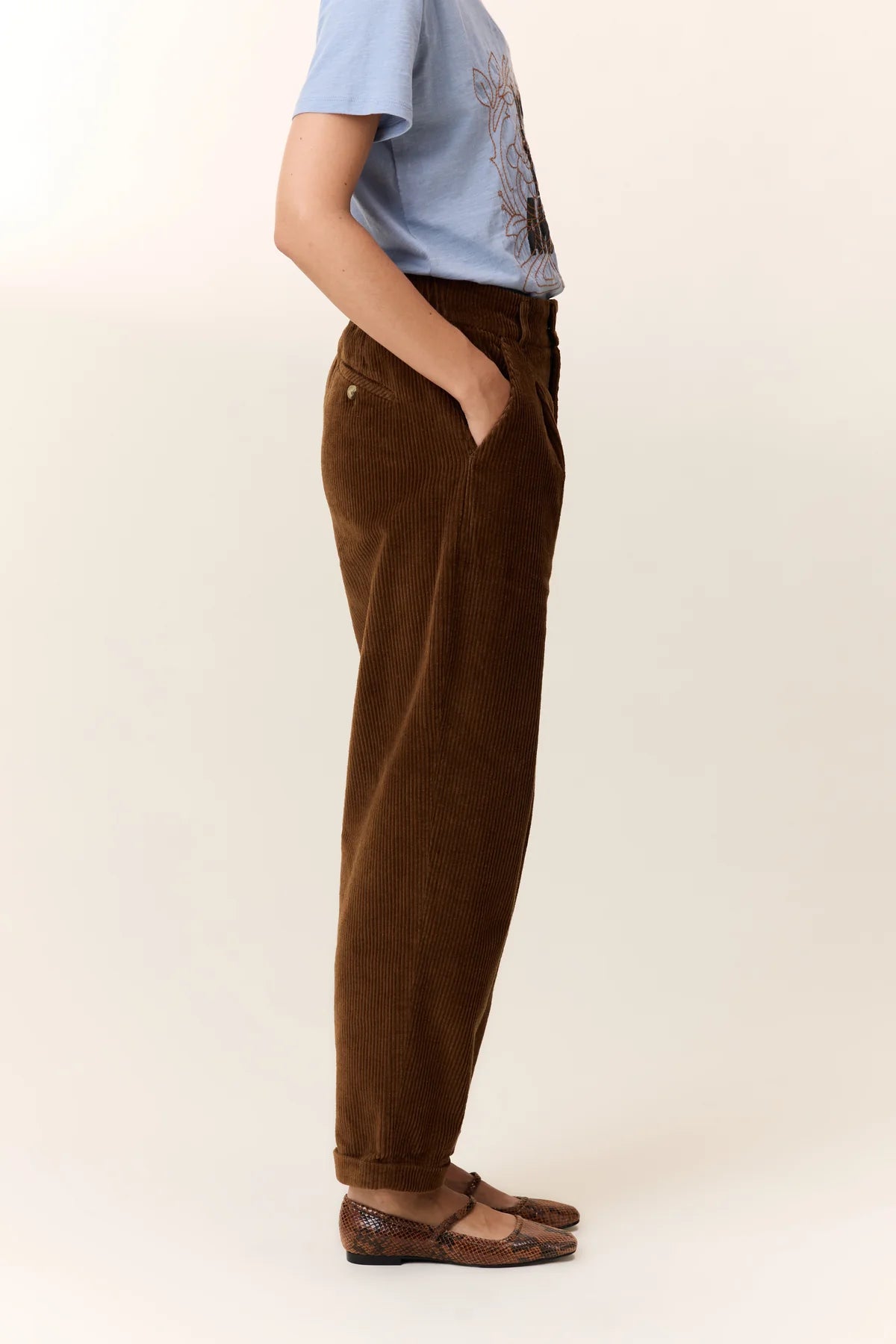 LEON & HARPER | PANTALONES | MUJER | PROM LA HAVANA | MARRÓN
