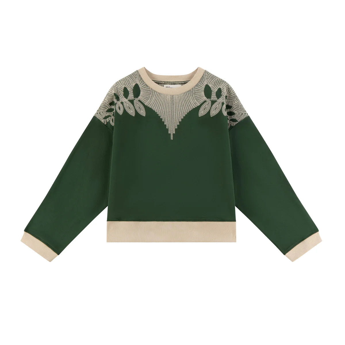 LEON & HARPER | SWEATSHIRTS | MUJER | SIENA LEAF GREEN | VERDE
