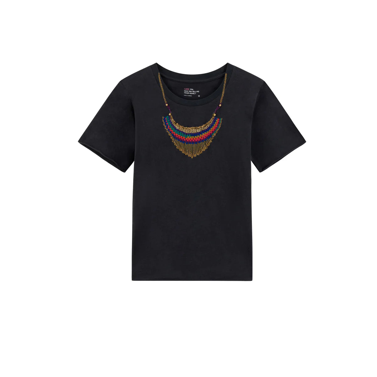 LEON & HARPER | CAMISETAS | MUJER | TORO COLLIER CARBONE | NEGRO