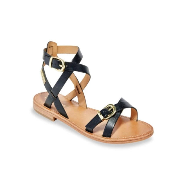 LES TROPEZIENNES | SANDALES FEMME | HEPANA NOIR | NOIR