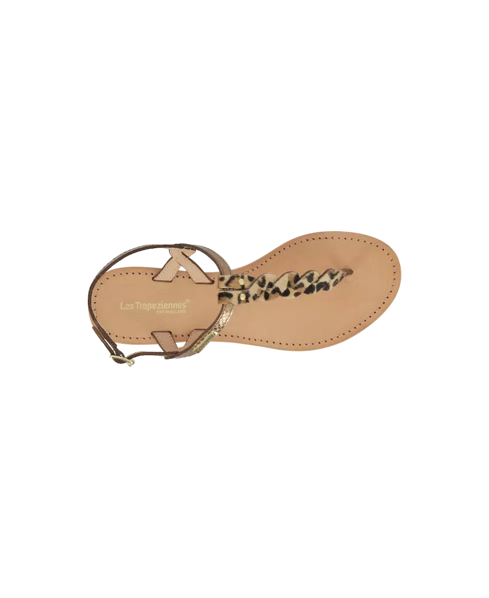 LES TROPEZIENNES | SANDALIAS MUJER | HAMSONGPO BRONZE LEOPARD
