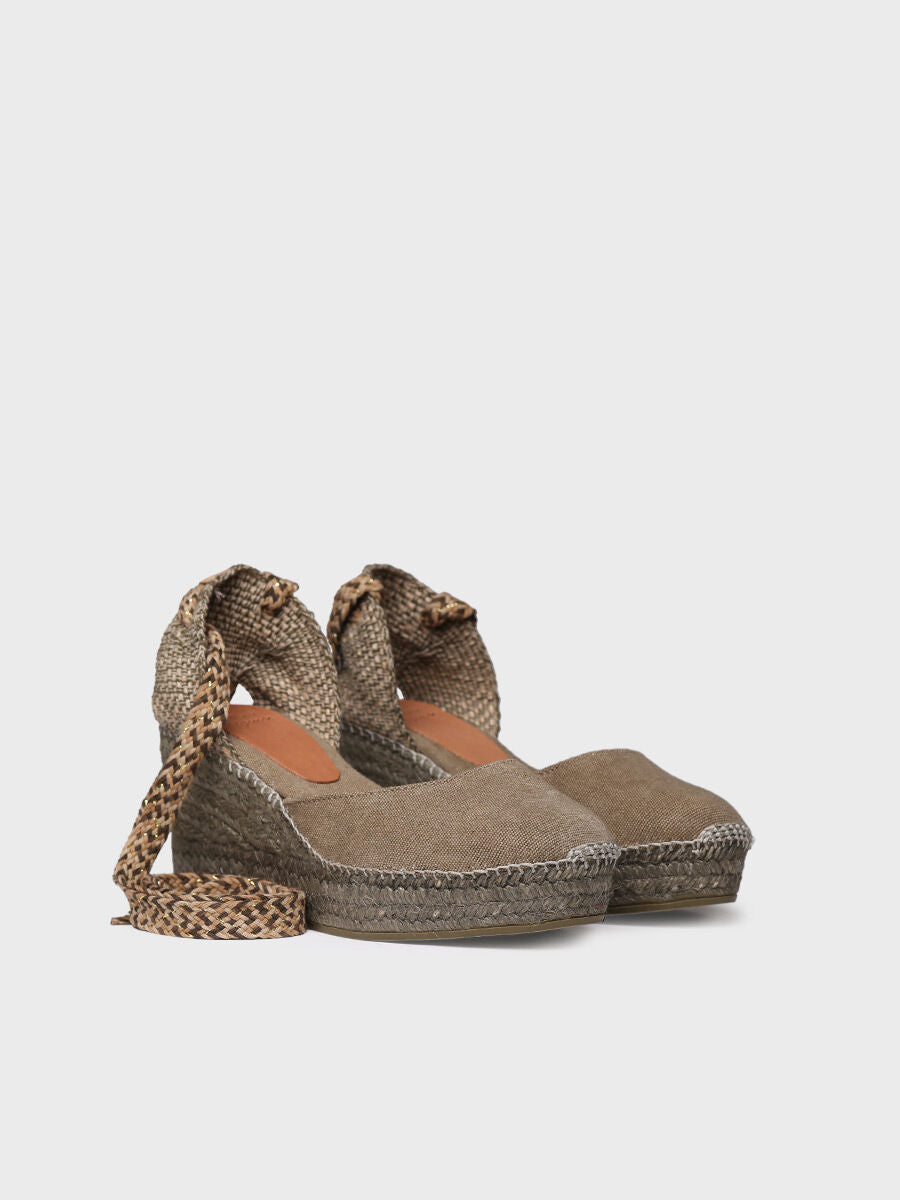 TONI PONS | ESPADRILLES FEMME | KAKI LISBONNE | KAKI
