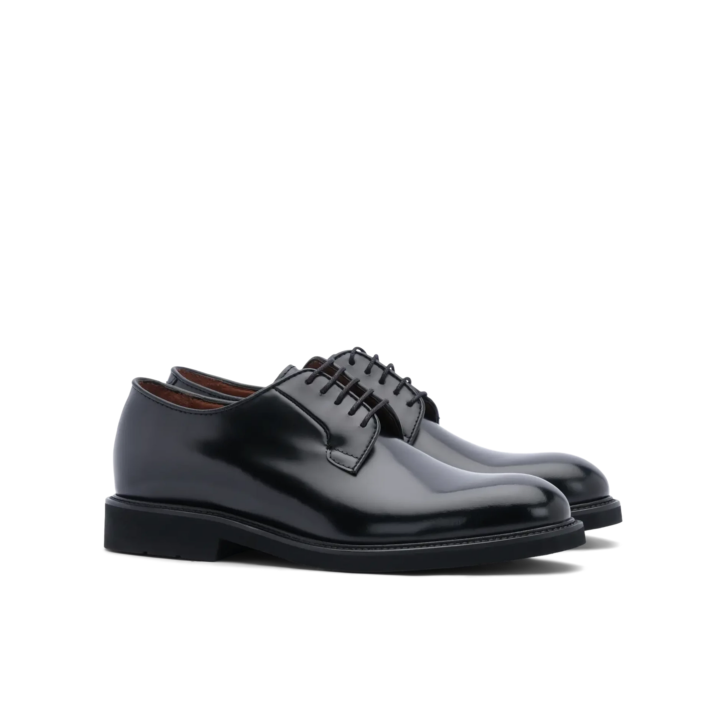 LOTTUSSE | MEN'S DERBY SHOES | BALTIMORE JOCKER BLACK HENRY BLACK SKY SEWN | BLACK