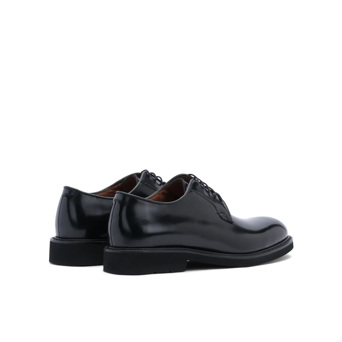 LOTTUSSE | MEN'S DERBY SHOES | BALTIMORE JOCKER BLACK HENRY BLACK SKY SEWN | BLACK