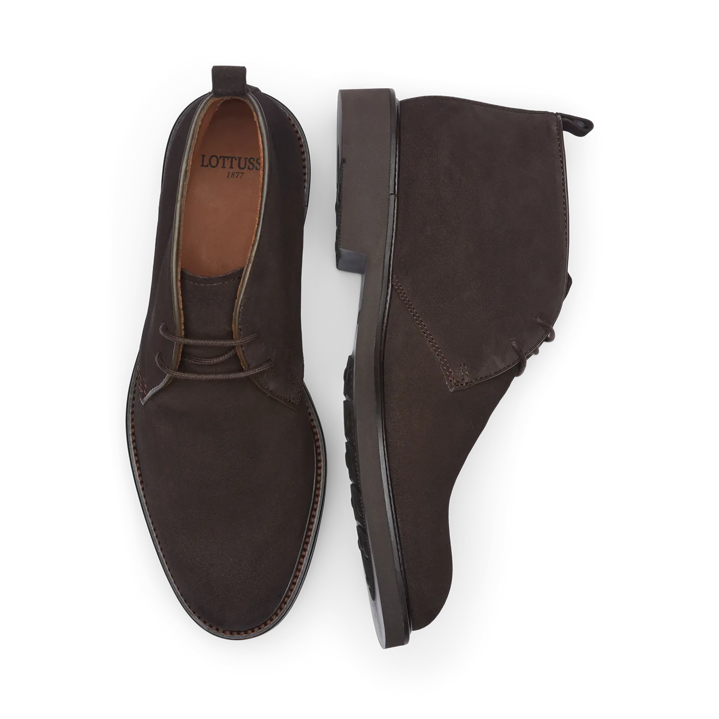 LOTTUSSE | BOTTINES HOMME | BALTIMORE BUCKSTER MOCHA | MARRON