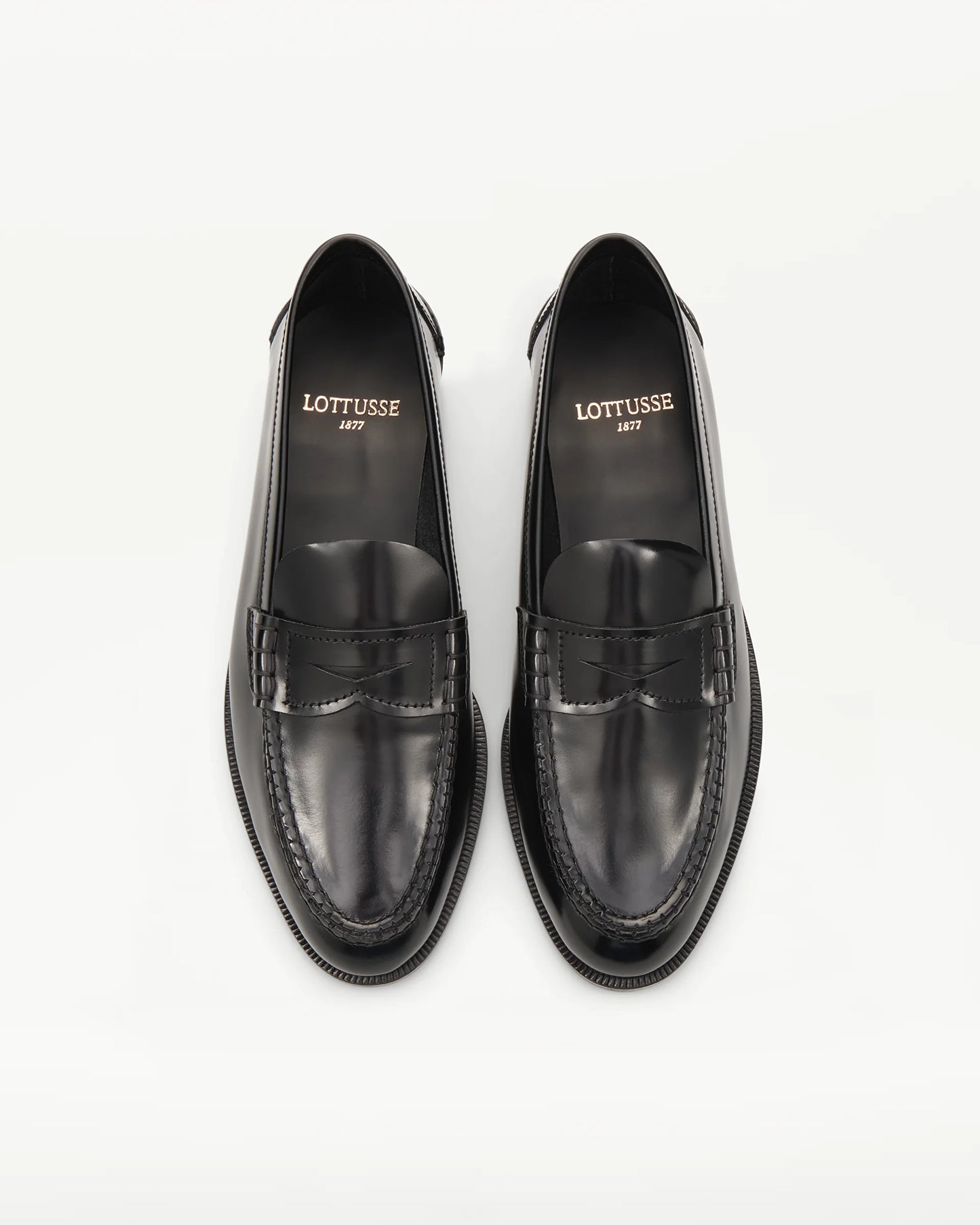 LOTTUSSE | MOCASINS | HOME | MOCASÍN BANDA LIBERTY PELL NEGRE | NEGRE