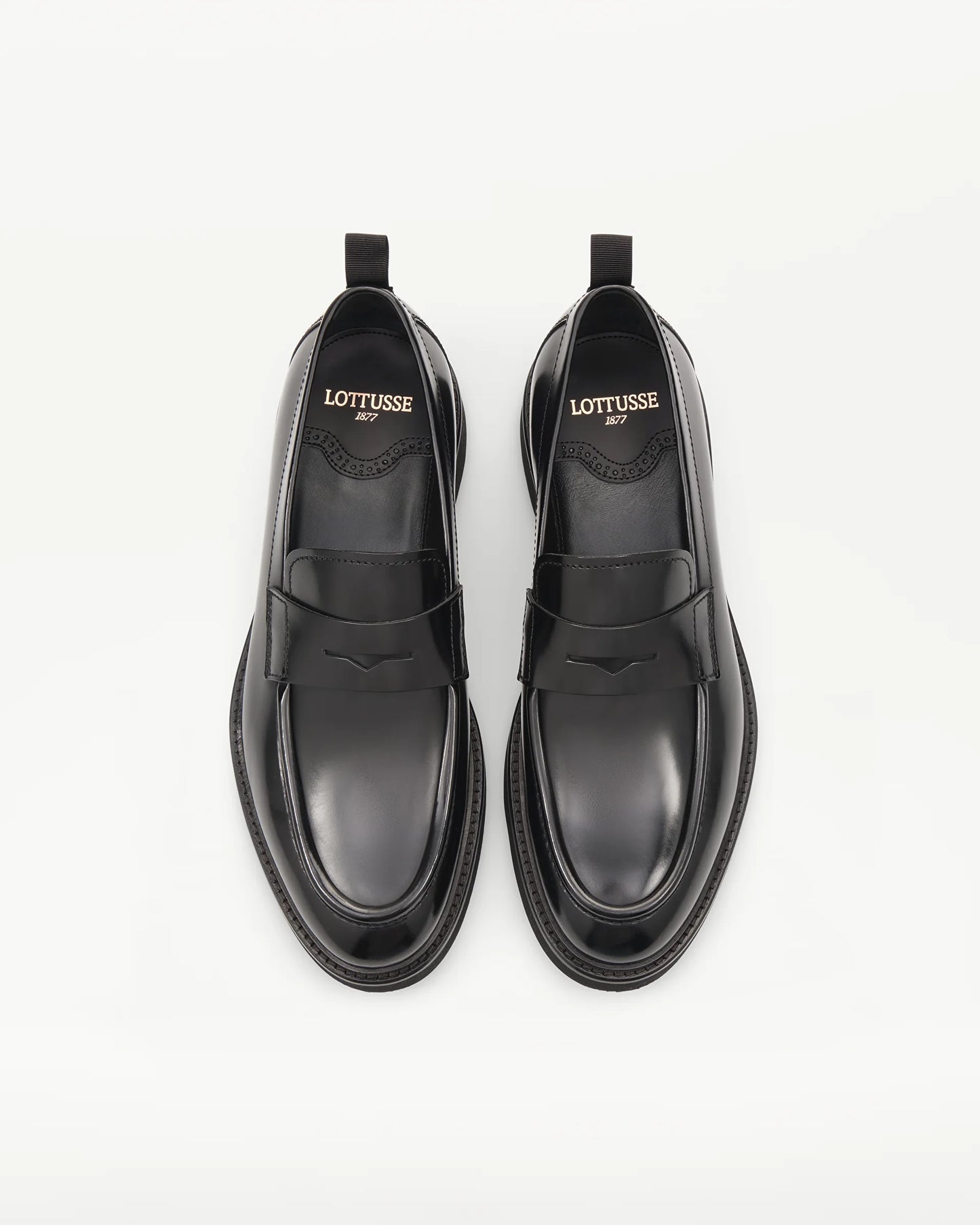 LOTTUSSE | ZAPATOS DE VESTIR | HOMBRE | MOCASINES LUCA NEGRO | NEGRO