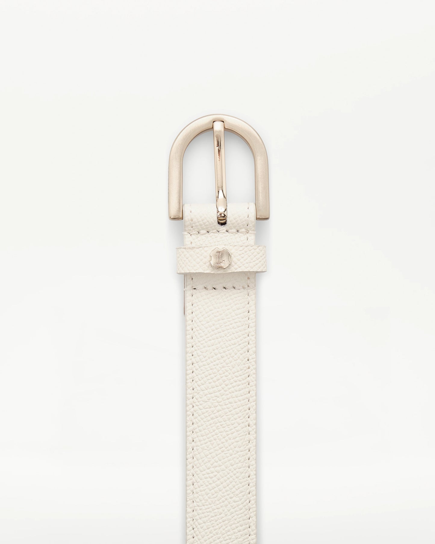 LOTTUSSE | CINTURONES | MUJER | CINTURÓN GANTE PIEL BLANCO ROTO | BLANCO