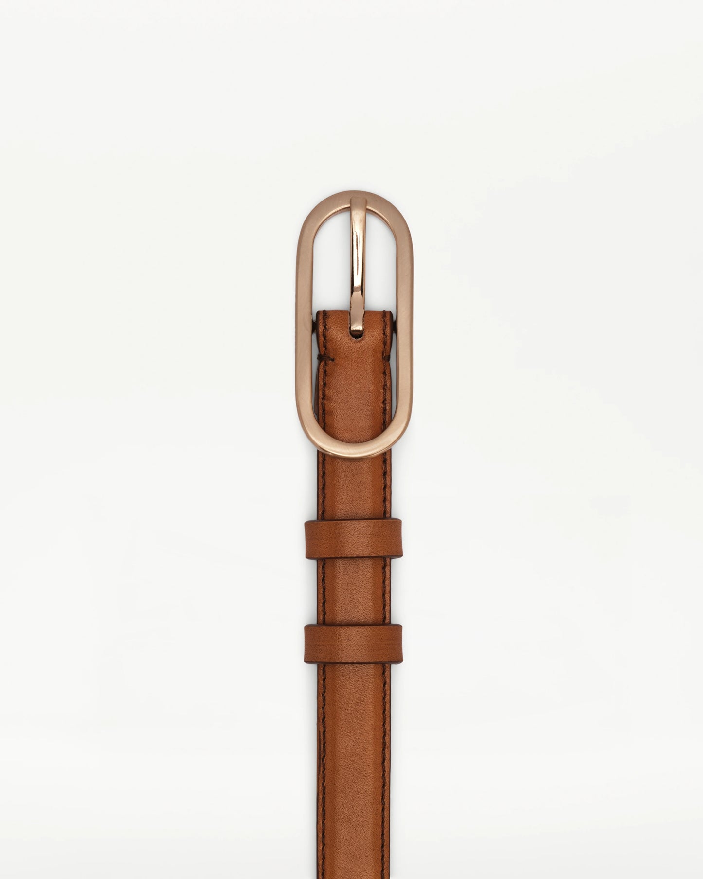 LOTTUSSE | CINTURONES | MUJER | CINTURÓN FINO HEBILLA PIEL MARRÓN | MARRÓN