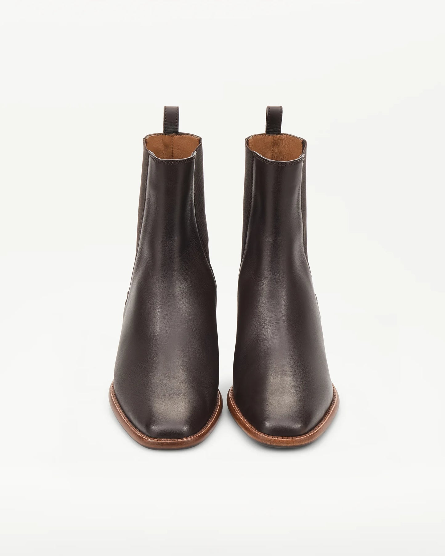 LOTTUSSE | BOTINES | MUJER | BOTINES ELÁSTICOS DEIA PIEL MOCA | MARRÓN