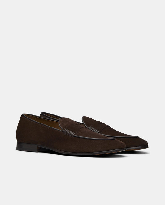 LOTTUSSE | LOAFERS | MEN'S | LL07453 MOCHA | BROWN