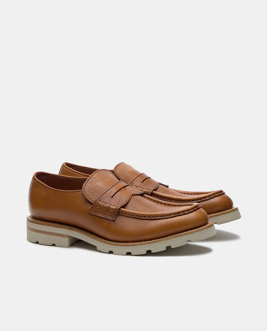 LOTTUSSE | LOAFERS | MEN'S | LL07806 SIENA | BROWN