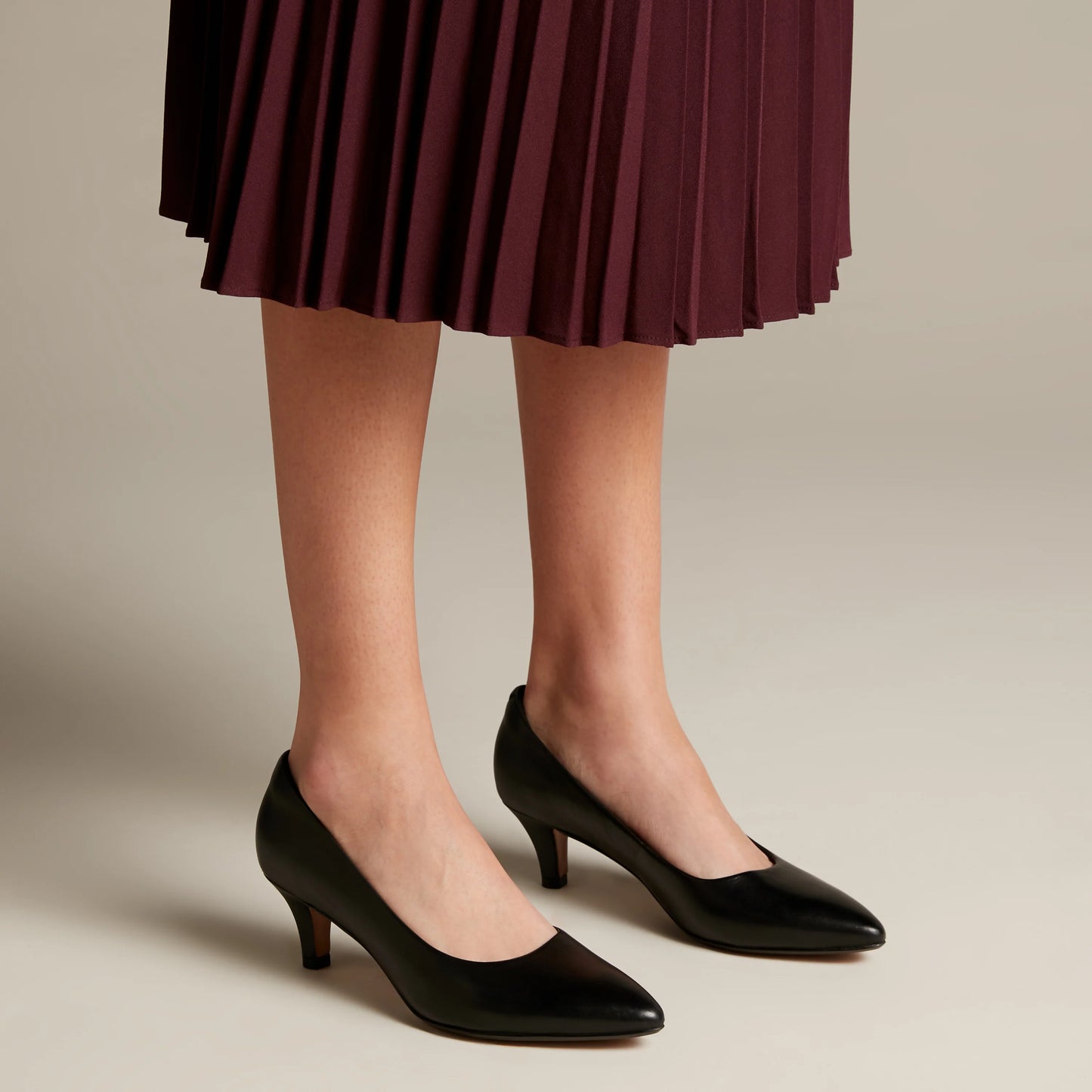 Zapatos De Vestir De La Marca Clarks Para Mujer Modelo Linvale Jerica Black Leather En Color Negro