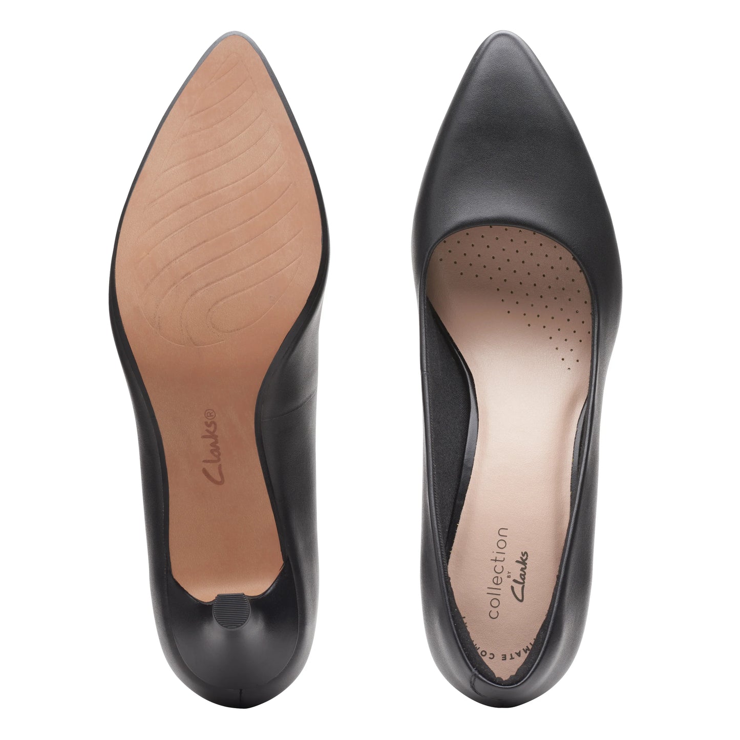 Zapatos De Vestir De La Marca Clarks Para Mujer Modelo Linvale Jerica Black Leather En Color Negro