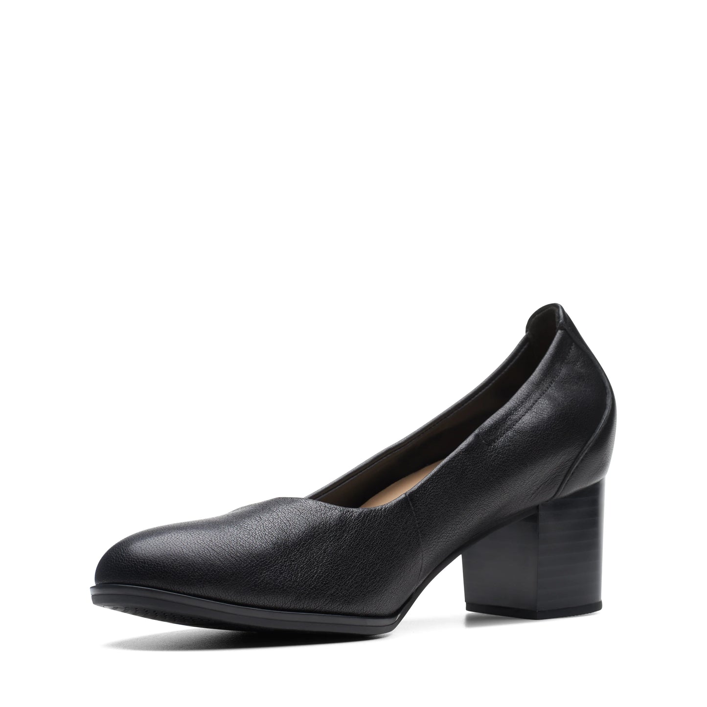 Zapatos De Vestir De La Marca Clarks Para Mujer Modelo Loken Step Black Leather En Color Negro