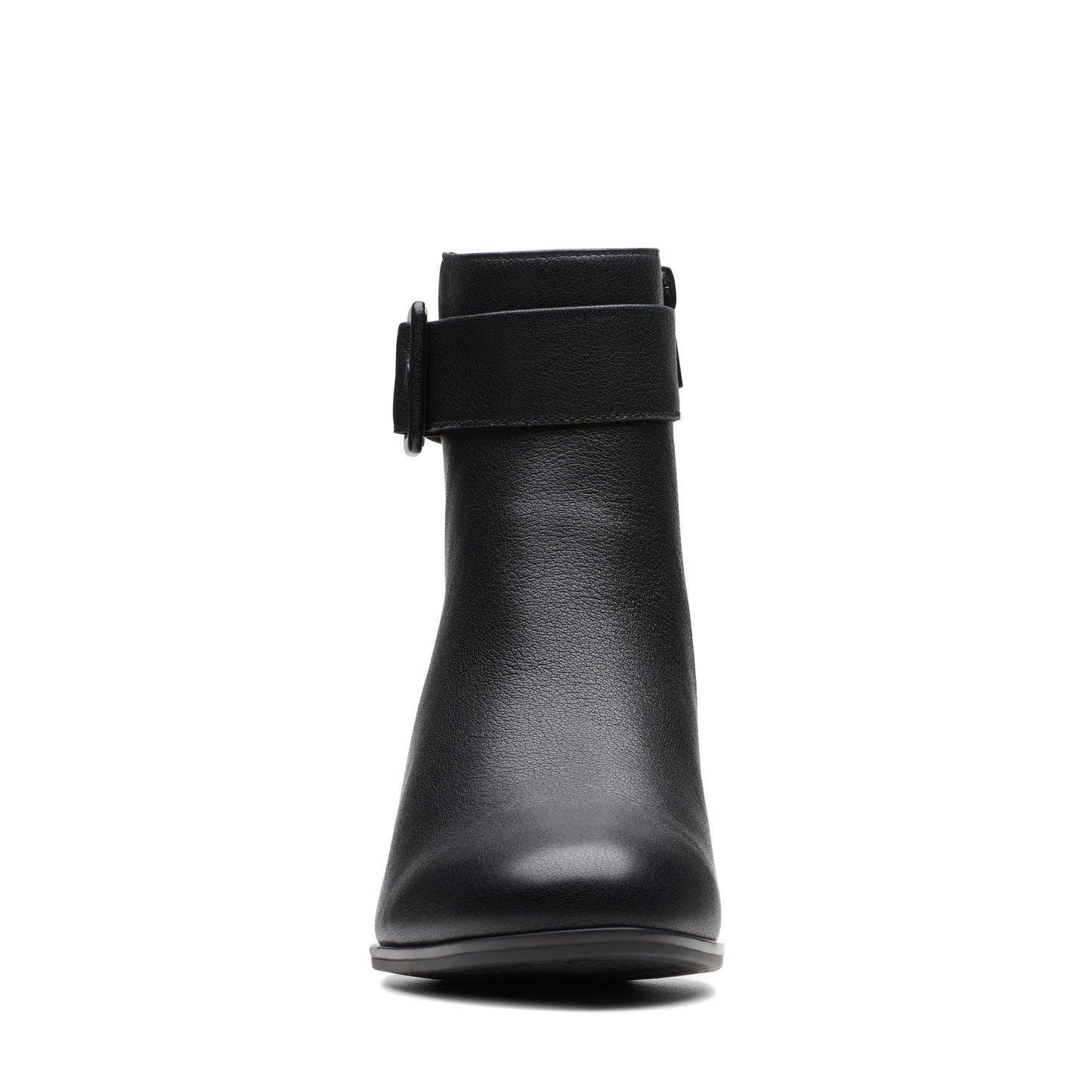 Botines De La Marca Clarks Para Mujer Modelo Loken Zip Wp Black Leather En Color Negro