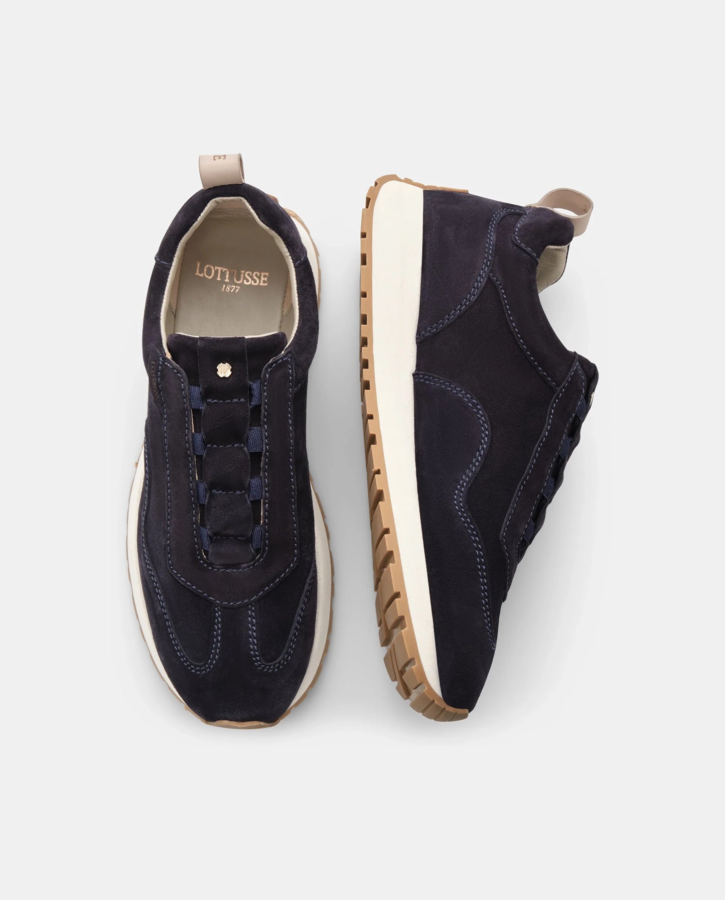 Elegante Sneakers der Marke Lottusse für Herren, Modell Dianne