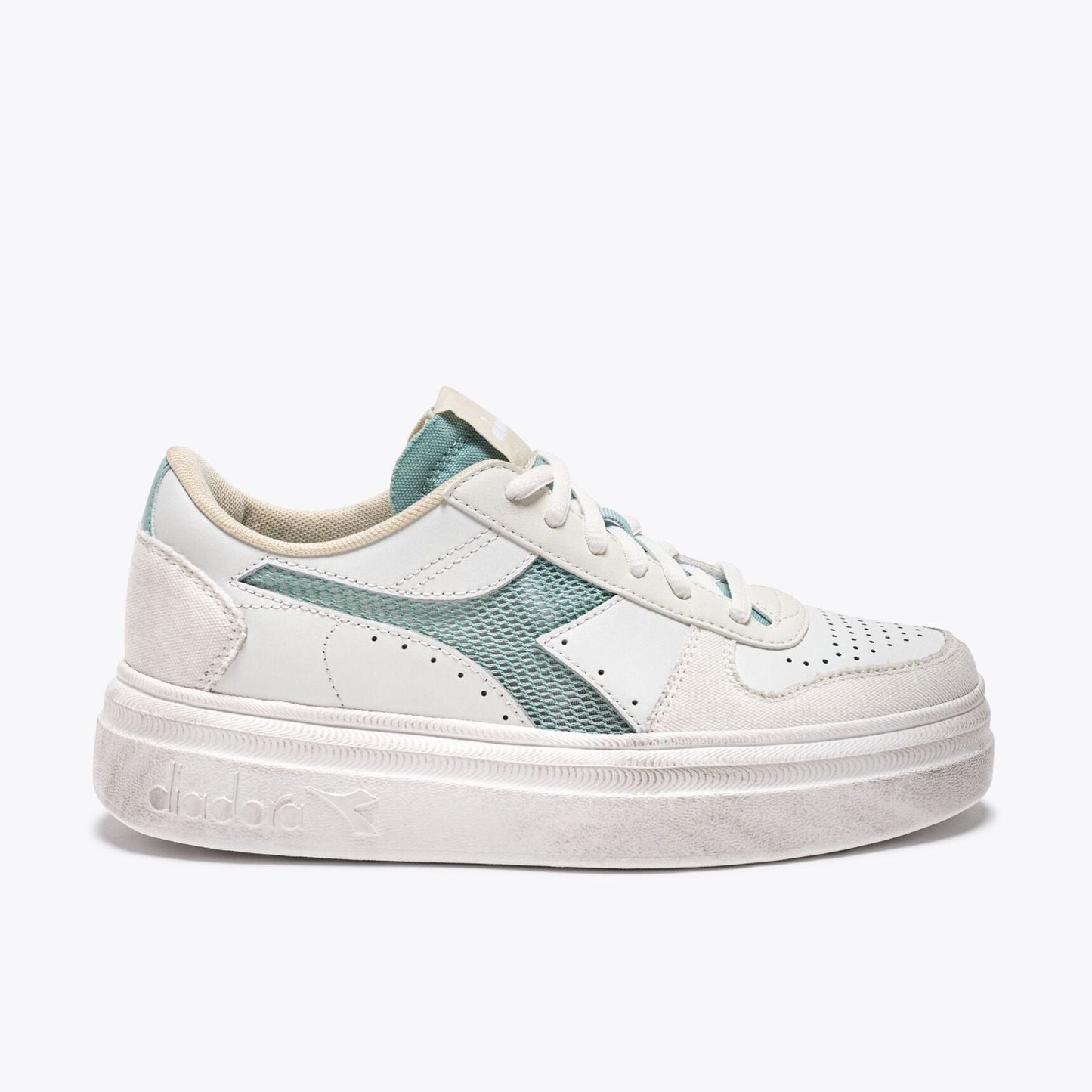 DIADORA | BASKETS FEMME | MAGIC BOLD MESH LOGO WN SURF/BLANC | BLANC