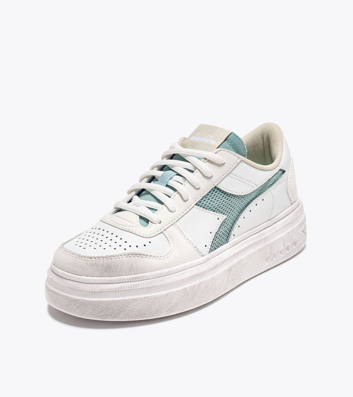 DIADORA | BASKETS FEMME | MAGIC BOLD MESH LOGO WN SURF/BLANC | BLANC